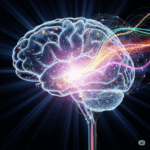 “Digital illustration of a human brain rewiring itself through neuroplasticity, symbolizing mental health transformation.