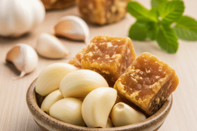 The Morning Elixir: 7 Surprising Benefits of Eating Garlic and Jaggery on an Empty Stomach