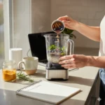 Natural home remedies for memory and focus on display — including omega-3 foods, green tea, and turmeric — promoting brain health and daily cognitive support