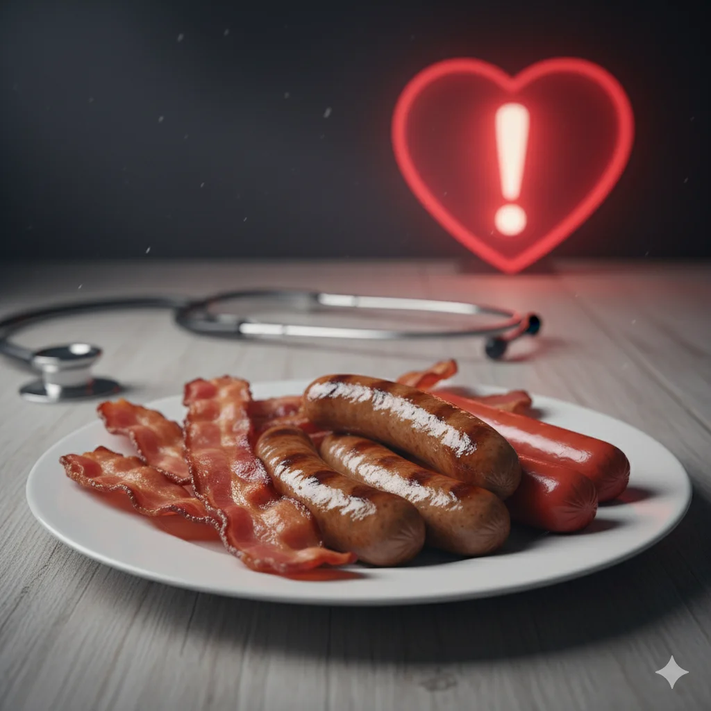 Processed meats are among the worst foods for heart health in 2025