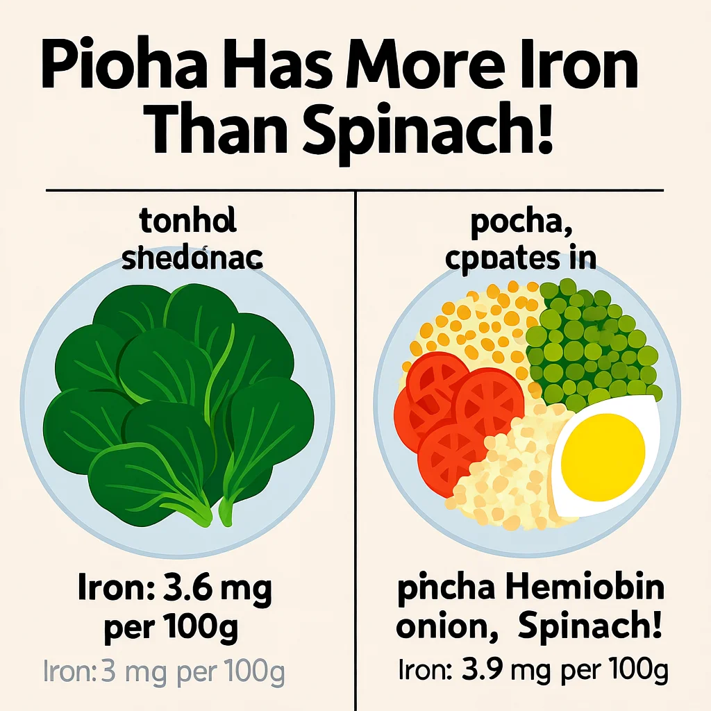 Can poha help increase hemoglobin naturally? Yes! It has more iron than spinach – proven food hack for anemia