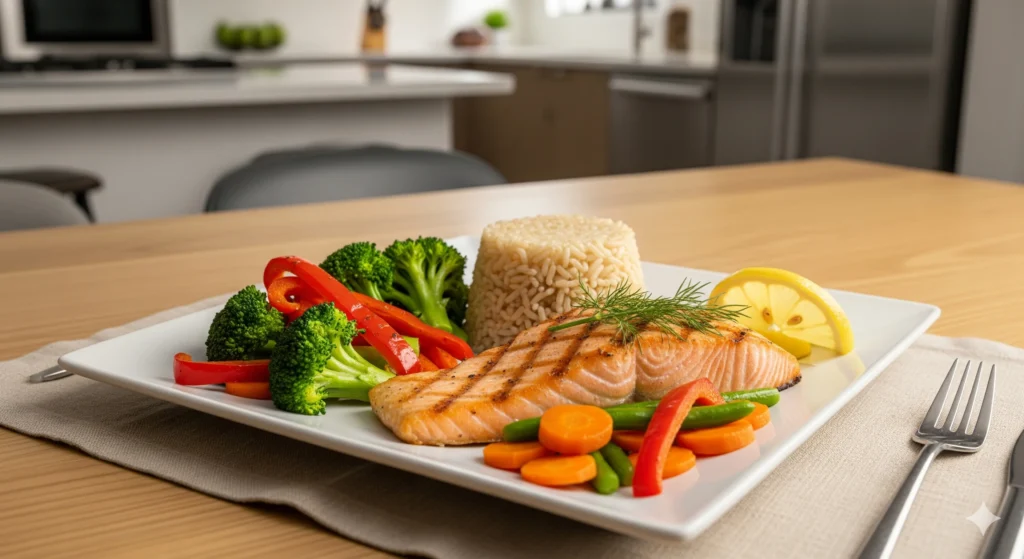 sugar control tips without medicine using balanced meals with proteins and vegetables
