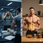 muscles not growing despite gym and diet - before and after fixing digestion and nutrient absorption