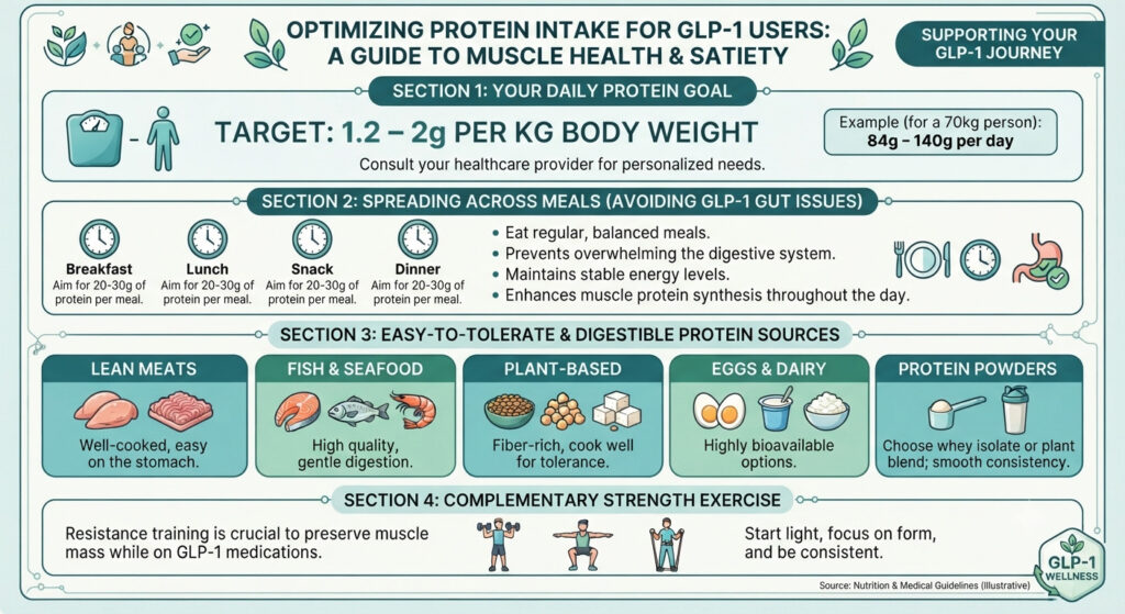 Protein targets to preserve muscle mass on Ozempic, Wegovy and Mounjaro