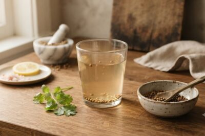 Coriander Seed Water Benefits: What the Research Actually Shows (2026 Guide)