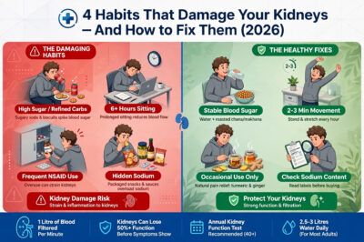 4 Everyday Habits That Are Silently Damaging Your Kidneys (2026)
