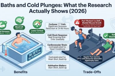 Ice Baths and Cold Plunges: What the Research Actually Shows (2026)
