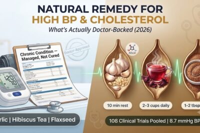 Natural Remedy for High BP and Cholesterol: What’s Actually Doctor-Backed (2026)