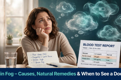 Brain Fog: Causes, Natural Remedies, and When to See a Doctor