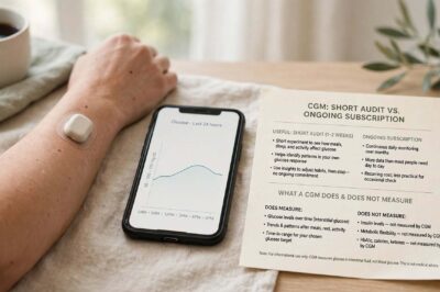 CGM for Non-Diabetics: Is Continuous Glucose Monitoring Worth It (and What the Evidence Says)