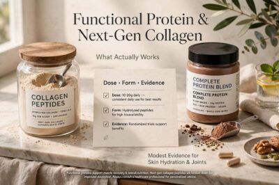 Functional Protein & Next-Gen Collagen: What Actually Works, What’s Marketing, and How to Choose