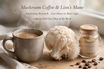 Mushroom Coffee & Lion’s Mane: What the Research Actually Shows