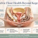 Pelvic floor health guide explaining function beyond Kegels including support continence and coordination