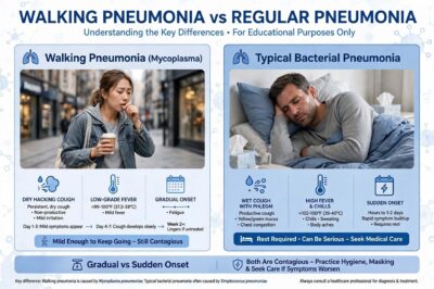 Walking Pneumonia: Symptoms, Contagiousness, and Recovery
